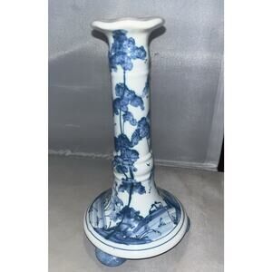 Vintage Deborah Sears ISIS Ceramic hand painted candle holder Fawsley Hall